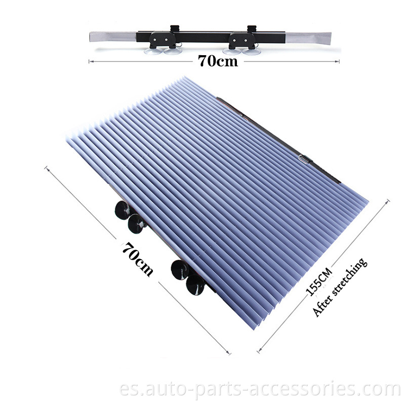 Precio al por mayor de aluminio retráctil cortina de automóvil de aluminio